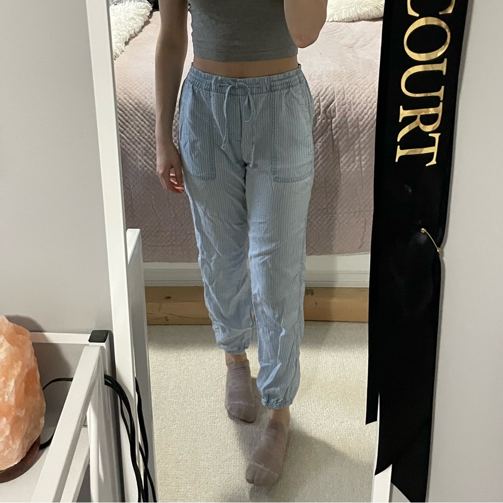 Striped jogger pants